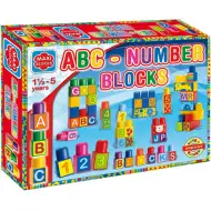 Maxi Blocks ABC klocki konstrukcyjne 64 sztuki - D-Toys