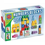 Maxi Blocks klocki do liczenia z figurkami - D-Toys