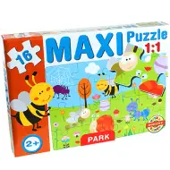 Maxi puzzle ze zwierzętami łąkowymi - D-Toys