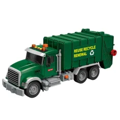 Mega Truck: Śmieciarka do selektywnej zbiórki odpadów z światłem i dźwiękiem 40x14x21cm zdjęcie 3