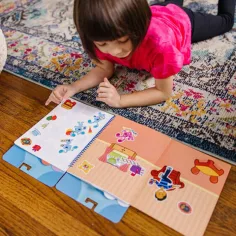 Melissa & Doug: Niebieska książeczka z wielokrotnymi naklejkami zdjęcie 3