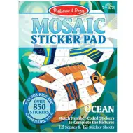 Melissa &amp; Doug: Ocean Mozaika Naklejki Książeczka