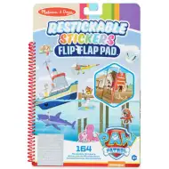 Melissa &amp; Doug: Psi Patrol - Zatoka Przygód Książeczka z wielorazowymi naklejkami