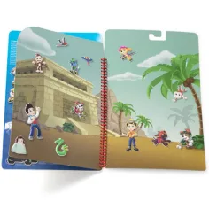 Melissa & Doug: Psi Patrol Dżungla książeczka z wypukłymi naklejkami zdjęcie 3