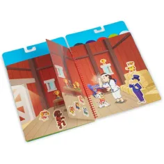 Melissa & Doug: Psi Patrol Klasyczna Misja książeczka z wielokrotnie przyklejanymi naklejkami zdjęcie 3