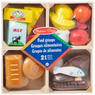 Melissa &amp; Doug: Zestaw drewnianych produktów spożywczych w skrzynkach - Spin Master