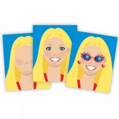 Melissa & Doug: Zestaw kreatywny z naklejkami – Stwórz twarz zdjęcie 3