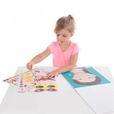 Melissa & Doug: Zestaw kreatywny z naklejkami – Stwórz twarz zdjęcie 5