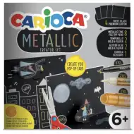 Metaliczny kreatywny zestaw 17-częściowy - Carioca