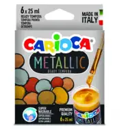 Metalliczny zestaw temper 6 sztuk - carioca