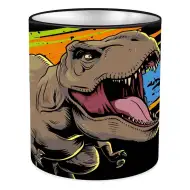 Metalowy pojemnik na przybory biurowe w kształcie walca Jurassic World 10x11cm