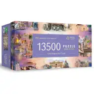Miasta w chmurach 13500-elementowe puzzle UFT - Trefl