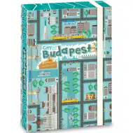 Miasto Budapeszt teczka z gumką A/5