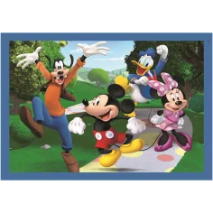 Mickey i przyjaciele 4 w 1 Supercolor puzzle - Clementoni zdjęcie 3