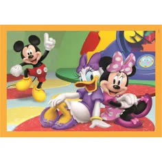 Mickey i przyjaciele 4 w 1 Supercolor puzzle - Clementoni zdjęcie 5