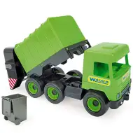 Middle Truck: Śmieciarka 43cm zielona - Wader