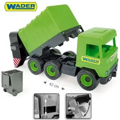 Middle Truck: Śmieciarka 43cm zielona - Wader zdjęcie 3