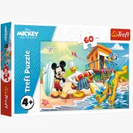 Miki i przyjaciele na plaży 60-elementowe puzzle - Trefl