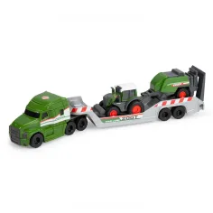Mikro ciężarówka transportowa z traktorem Fendt i prasą do bel - Dickie Toys zdjęcie 3