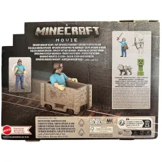Minecraft: Film – Zestaw do zabawy Steve i wagonik – Mattel zdjęcie 2