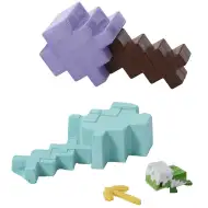 Minecraft: Minifigurka Reveal Turtle w fioletowym pojemniku w kształcie miecza – Mattel