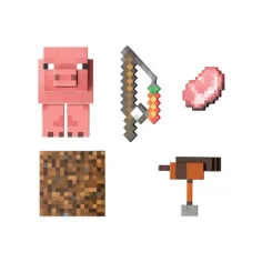 Minecraft: Poziom Diamentowy - Figurka Świnka - Mattel zdjęcie 2