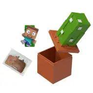 Minecraft Reveal minifigurka w pojemniku – Kaktus – Mattel