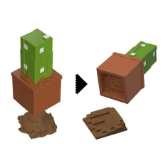 Minecraft Reveal minifigurka w pojemniku – Kaktus – Mattel zdjęcie 3