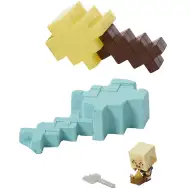 Minecraft: Zestaw Aranyszőke Żeglarz z minifigurką w żółtym pudełku w kształcie miecza - Mattel