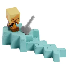 Minecraft: Reveal minifigurka złotowłosego żeglarza w żółtym pojemniku w kształcie miecza - Mattel zdjęcie 4