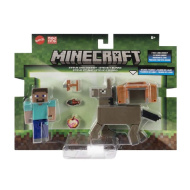 Minecraft: Zestaw figurek Steve i Osioł - Mattel