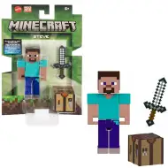 Minecraft: Zestaw figurek postaci Steve – Mattel