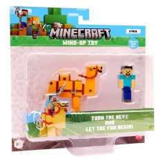 Minecraft figurka 3D z nakręcanym zwierzątkiem, 2. seria, w różnych wersjach, 1 szt.