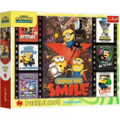 Minionki 3 - klatki z filmu, puzzle 1000 elementów - Trefl