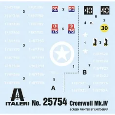 Model czołgu Italeri 1/56 Cromwell Mk. IV zdjęcie 4