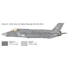 Model myśliwca Italeri 1/72 F-35A Lightning II zdjęcie 3