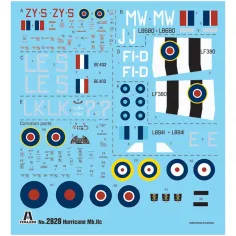 Model samolotu Italeri 1/48 Hurricane Mk.IIC zdjęcie 2