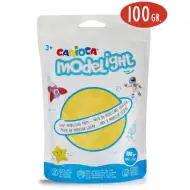 Modelight 100g żółta masa plastyczna - Carioca