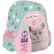 Mój Mały Przyjaciel Puszysty Kotek plecak przedszkolny z kotkiem 28x25 cm