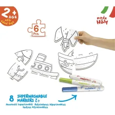 Baby – mój pierwszy zestaw puzzli do kolorowania - Carioca zdjęcie 2