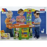 Molto: Zestaw do zabawy Mini Market 14 sztuk 58x28x77 cm