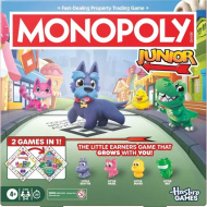 Monopoly Junior gra planszowa z figurkami zwierząt - Hasbro