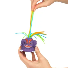 Monster Fun: Zabawkowa figurka potwora z rozciągliwymi włosami, dostępna w różnych wariantach, 1 sztuka zdjęcie 2