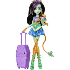 Monster High Straszne Sekrety Przyjaciółek: Potworna podróż lalka Jinafire Long - Mattel zdjęcie 4