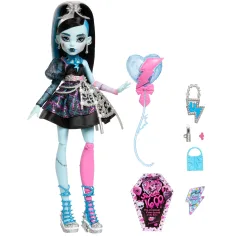 Monster High: Strasznie Słodkie Urodziny – tajemnicza zabawa lalka Frankie – Mattel zdjęcie 3