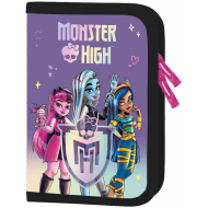 Monster High fioletowy rozkładany piórnik 21x14x3,5 cm