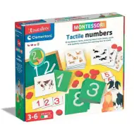 Montessori - Dotykowe liczby rozwijająca i edukacyjna gra - Clementoni