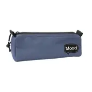 Mood Chrome ciemnoniebieski piórnik cylindryczny 21x7x7cm