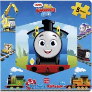 Móra: Thomas i przyjaciele – Moja pierwsza książka z układankami, 5 puzzli