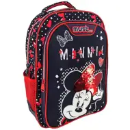 Musisz: Granatowo-czerwony plecak szkolny z Myszką Minnie 32x18x43 cm